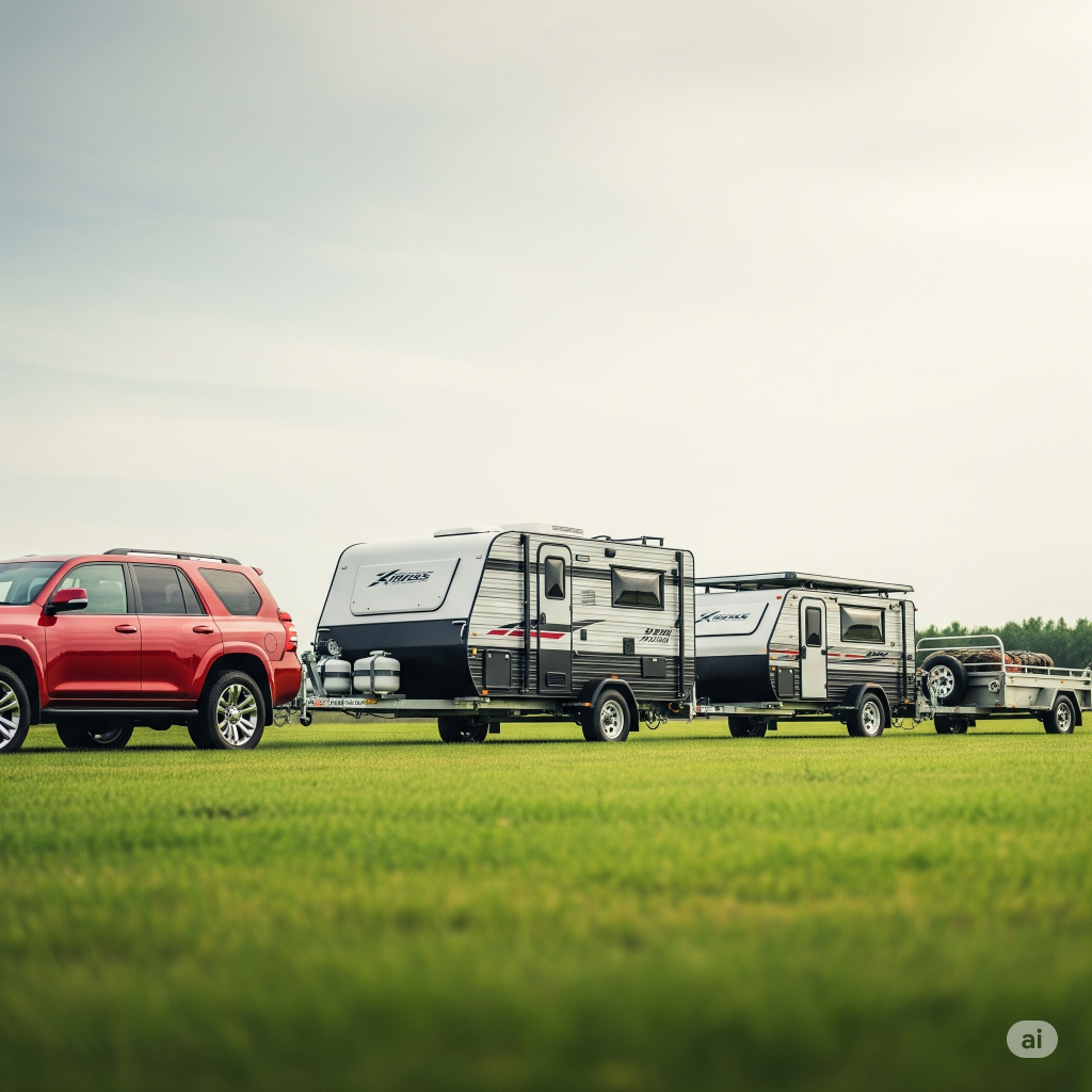 tow more than one trailer with a car
