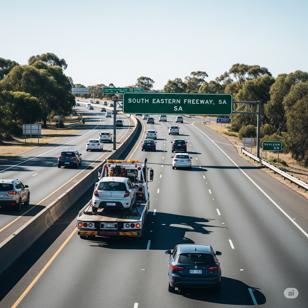 Stranded on South Eastern Freeway, SA