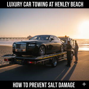 Luxury Car Towing at Henley Beach: How to Prevent Salt Damage