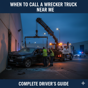 When to Call a Wrecker Truck Near Me: Complete Driver’s Guide
